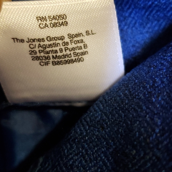 EVAN -PICONE BLUE 2-PC LINED PANTS SUIT SIZE 4 - Picture 12 of 16